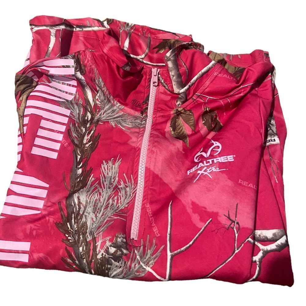 Real Tree size large 1/4 zip pullover awesome color like new